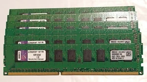 Lot of 6 2GB PC3-10600E ECC Server Memory - Picture 1 of 1