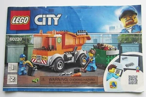 LEGO City Müllwagen NUR ANLEITUNG BOOKLET Set 60220 Anleitung 2021 komplett - Bild 1 von 2