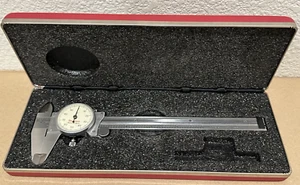 L. S. Starrett 6in. Dial Caliper No. 120, No. 120D Hardened Stainless Steel - Picture 1 of 3