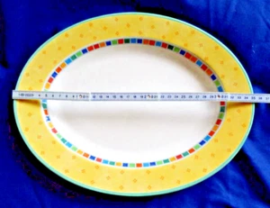 1 große Servierplatte, ca 35*28 cm, Twist Alea Limone, Villeroy&Boch, sehr gut! - Bild 1 von 6