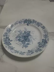 ANTIK VINTAGE ESSTELLER VILLEROY UND BOCH DRESDEN BROMBEERE 23 cm - Bild 1 von 8