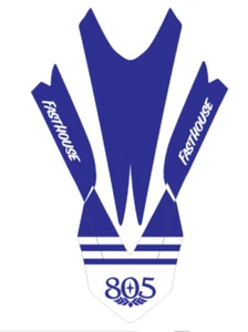 Front fender decal for Yamaha YZ 450f YZ450f YZF 2014-2017 Graphic - Picture 1 of 1