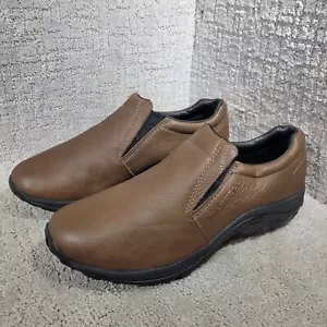 Merrell Jungle Moc Men’s Size 12 US Brown Leather Slip On Loafer Shoes J63883 - Picture 1 of 12