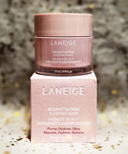 LANEIGE~Bouncy & Firm Sleeping Mask~25ml / 0.84 fl oz~Travel Size~NIB~Ships Free - Picture 1 of 1