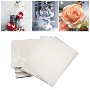 Hojas de papel de oblea blanco de calidad premium A4 10 piezas hágalo usted mismo para impresión comestible cupcakes - Imagen 1 de 8
