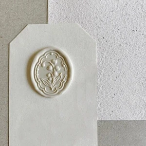 3D Wax Seal Stamp - 1pcs 3D Lily of the Valley Metal Sealing Wax Stamp - Picture 1 of 6