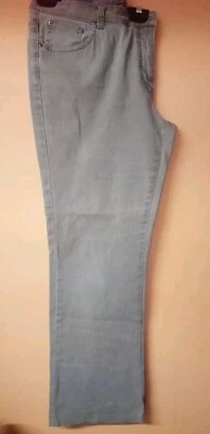 Ladies Sage Green Stretch Jeans Sz 16 - Image 1 of 4