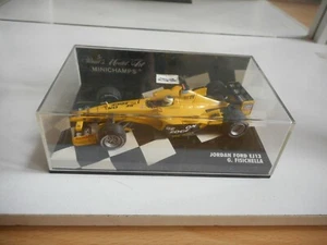 Minichamps F1 Formula 1 Jordan Ford EJ13 G. Fisichella in Yellow on 1:43 in Box - Picture 1 of 2