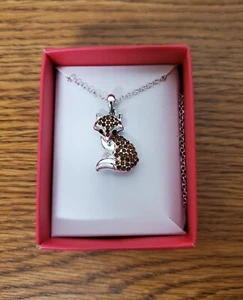 Jewelry - Whimsical Wildlife Delicate Fox 18" Necklace Studio 1886 NIB - Picture 1 of 3