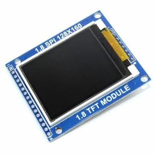 Modulo LCD TFT 1,8" 128x160 Colori SD SPI 5V 3,3 Arduino Pi Flux Workshop - Foto 1 di 3