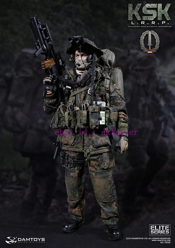 Damtoys 1/6 Dam78039 Germany Ksk (Kommando SpezialkräFte) Lrrp (FernspäHer) Toy