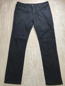 Nick Danger Mens Size 34x28.5 Slim Straight Leg Jeans Black Mid Rise - Foto 1 di 12