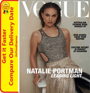 Luz líder Vogue Australia mayo 2025 Natalie Portman - Imagen 1 de 5