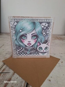 It's really a Handmade Eco Friendly Card. LBGTQ, Mental Health. Doodle Cards - Picture 1 of 26