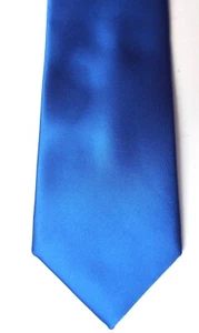 apt. 9  Men's Necktie 3 inches width Skinny NEW Blue 100% Polyester - Picture 1 of 2