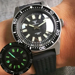NH35 Reloj automático para hombres 41mm Domed Sapphire Glass C3 Hands 300m Impermeable - Imagen 1 de 8