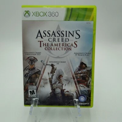 Assassins Creed the Americas Collection Xbox 360 4 Discs Complete Tested Clean  - Image 1 of 4