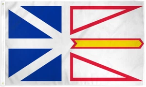 Neufundland & Labrador Flagge 3x5 Fuß Hausflagge kanadische Provinz Flagge NL Flagge - Bild 1 von 2