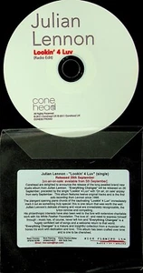 Julian Lennon -Lookin 4 Luv (Radio Edit) 1 Track PROMO CD -RARE (2011) john - Picture 1 of 1