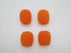 4er-Pack Orange SCHAUM Mikrofon WINDSCHUTZ für Plantronics Supra Encore Headsets - Bild 1 von 2