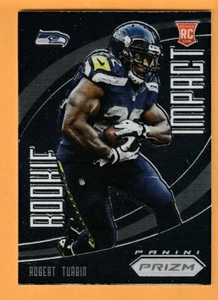 Robert Turbin Seattle Seahawks 2012 Prizm Rookie Impact #6 Utah State Aggies 16I - Picture 1 of 2