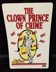 Vintage Original 1982 The Clown Prince Of Crime Joker Schild Batman DC Comics HA! - Bild 1 von 2