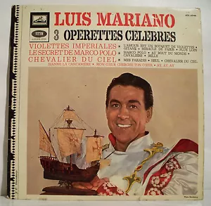 33T Luis MARIANO Disc LP 12" 3 BERÜHMTE OPERETTEN - MASTERSTIMME 40105 F reduziert - Bild 1 von 1
