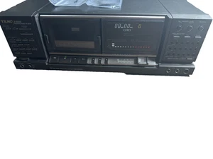 DE COLECCIÓN TEAC Z-5000 3 cabezales CASSETTE DECK probado en Japón ¡Necesita un cinturón para piezas! - Imagen 1 de 7