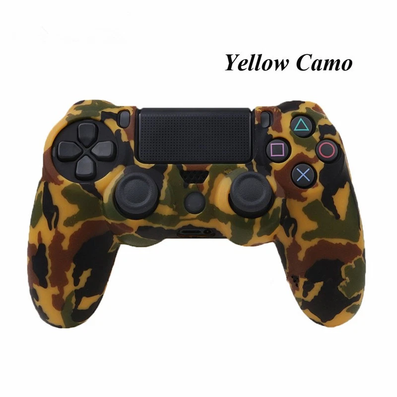 PS4 Mango Protección Silicona Cubierta PS4 SLIM Camuflaje Cubierta Foto 1 de 1