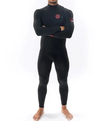 RIP CURL Herren 3/2 E7 FLASH BOMB FUSION REISSVERSCHLUSSFREI Neoprenanzug - Schwarz Größe MED Neu mit Etikett - Bild 1 von 4