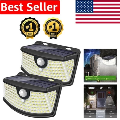 Waterproof Solar LED Step Lights - 120 Lights with Motion Detection, 2-Pack - Image 1 of 4