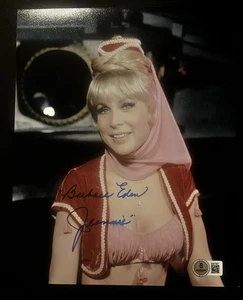 Barbara Eden signed 8x10 photo Beckett BAS COA  Jeannie - Picture 1 of 1