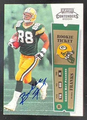 2000 Playoff Contenders #111 Bubba Franks RC Auto - Image 1 of 2