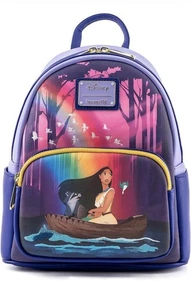 Loungefly Disney Pocahontas Just Around The River Bend Mini Backpack New - Picture 1 of 8