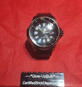 Citizen Men's Divers Eco Drive 300MT DIVERS Watch E168-S070830 *Functional USED* - Picture 1 of 23