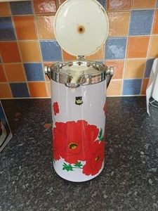 Vintage Retro Airpot 1.9L Hot/Cold Vacuum Flask Dispenser Floral Pattern Boxed - Picture 1 of 12