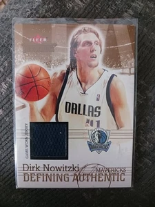 2004-05 Fleer Dirk Nowitzki Defining Authentic Game Worn Jersey DA-DN - Picture 1 of 2
