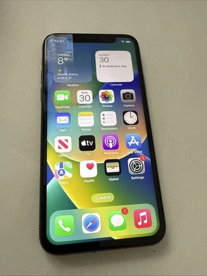 iPhone X - 64GB, entsperrt, 100% Batteriezustand - Bild 1 von 4