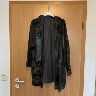 Camouflage Sweat Jacke XL Damen mit Kapuze  - Bild 1 von 4
