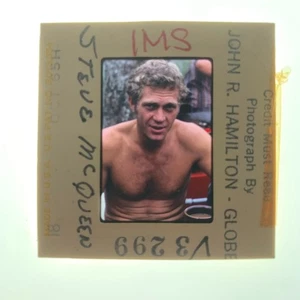 STEVE MCQUEEN - Transparencia Foto Prensa Original Rara - Imagen 1 de 1