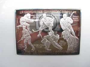 1993 All Star NHL Clarence Campbell Conference Limited Ed 3 oz .999 Silver Medal - Picture 1 of 9