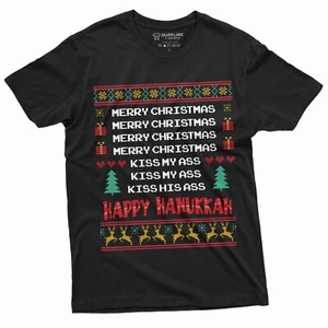 Lustiges Weihnachtsshirt Rude Offensive Christmas Tee Jewish Xmas Shirt Jewish Xmas - Bild 1 von 5