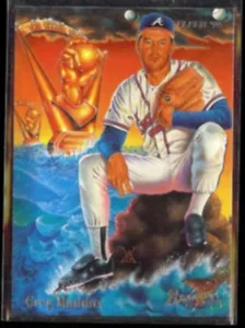 GREG MADDUX 1995 Fleer Pro Vision Insert #4 of 6. BRAVES - Picture 1 of 1