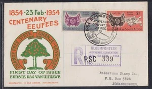 South Africa Scott 198-9 FDC - Orange Free State 100th T2-2 - Picture 1 of 1