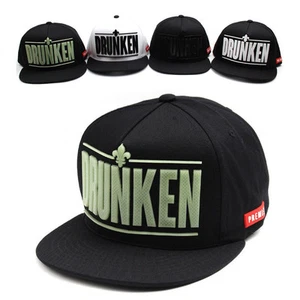 Gorra de béisbol unisex para hombre mujer de goma borracho Premier hip-hop sombreros a presión - Imagen 1 de 11