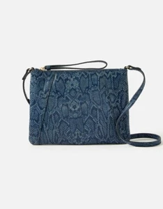 Sophie cross-body reptile leather bag - Picture 1 of 8