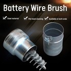 Car Battery Post Terminal Cleaner Hand Cleaning Tool Dirt Corrosion Wire Brush