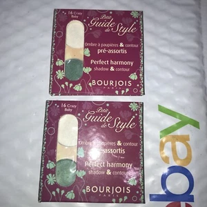 2 Box Lot BOURJOIS PETIT GUIDE DE STYLE EYESHADOW 16 CRAZY BABY sealed NIB - Picture 1 of 3