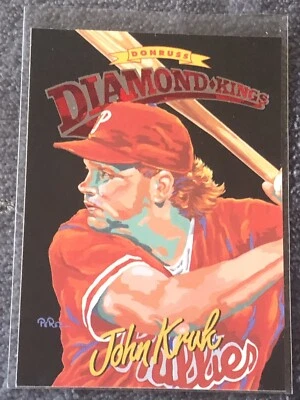 John Kruk 1993  Donruss Diamond Kings - Image 1 of 3