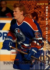 1994-95 Fleer Oilers Hockey Card #71 Todd Marchant